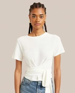 Laura Estrada 14K Gold Plated Molten Shape Hoop Earrings