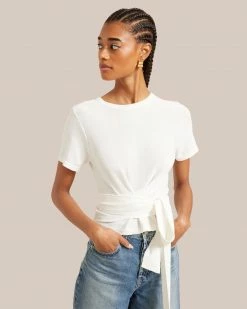 Laura Estrada 14K Gold Plated Molten Shape Hoop Earrings