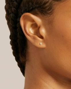 Thatch 14K Gold Vermeil Jewel Stud Earrings Accessories