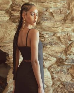 Hua Jia Davina Linen Mini Dress Celebrate