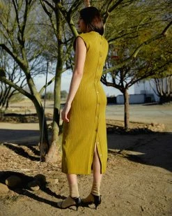 Sky Ocean Development Limited Clothing Harrah Ribbed Column Dress