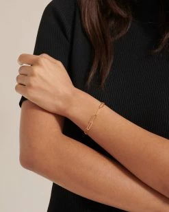 Highlow 14K Gold Fill Link Bracelet Accessories