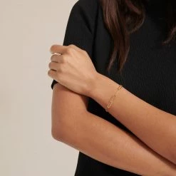 Highlow 14K Gold Fill Link Bracelet Accessories