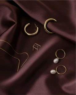 Modern Citizen Celebrate 14K Gold Staple Earrings