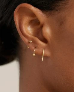 Modern Citizen Celebrate 14K Gold Staple Earrings
