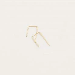 Modern Citizen Celebrate 14K Gold Staple Earrings