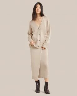 Expert Group Limited Annie Faux Wrap Midi Skirt