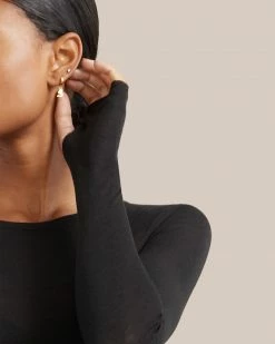 Hua Shang Group (H.K.) Ltd Audra Sheer Long Sleeve Tee Lounge