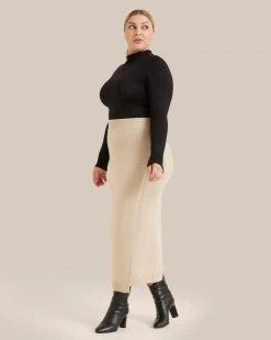 UBASE INTERNATIONAL, INC. Ava Mock-Neck Long-Sleeve Tee Lounge