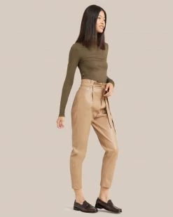 UBASE INTERNATIONAL, INC. Ava Mock-Neck Long-Sleeve Tee Lounge