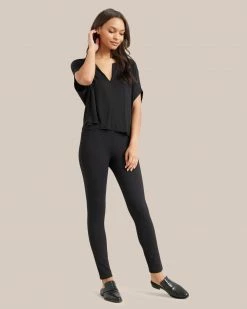 Hua Jia Brooke High Waisted Ponte Pant