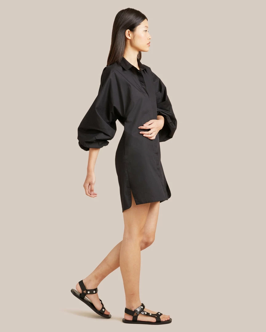 Fashion Apparels Clara Open-Back Button Down Dress