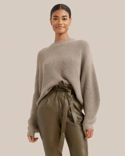 Expert Group Limited Denise Cotton Relaxed Crew Neck Sweater