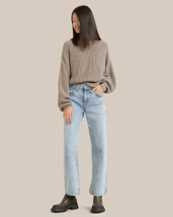 Expert Group Limited Denise Cotton Relaxed Crew Neck Sweater