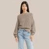 Expert Group Limited Denise Cotton Relaxed Crew Neck Sweater