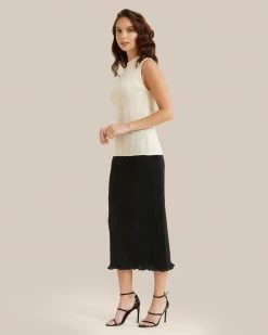 Modern Ref Celebrate Eloise Plisse Midi Skirt