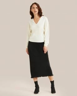 Modern Ref Celebrate Eloise Plisse Midi Skirt