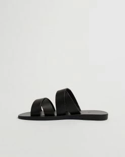 Kyma Vacation Kalamos Leather Cross-Strap Sandal