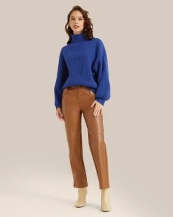 Expert Group Limited Kellee Ribbed Oversized Turtleneck Clothing