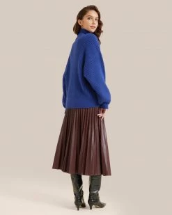 Expert Group Limited Kellee Ribbed Oversized Turtleneck Clothing