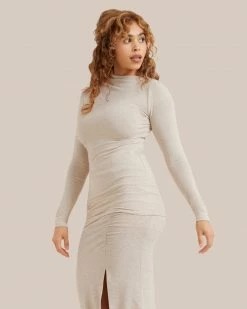 Hua Shang Group (H.K.) Ltd Celebrate Kimberly Ruched Long-Sleeve Tee