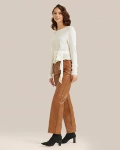 Emory Park Pernille Vegan Leather Trouser Clothing