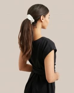 Fashion Apparels Seersucker Scrunchie Duo