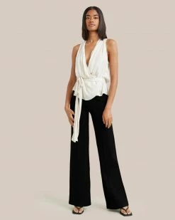 Hua Jia Soraya Wrap V-Neck Tank