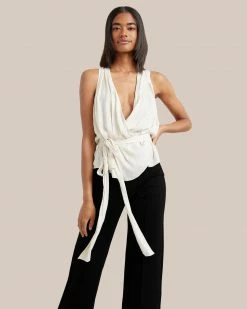 Hua Jia Soraya Wrap V-Neck Tank