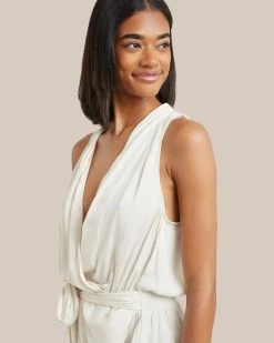 Hua Jia Soraya Wrap V-Neck Tank