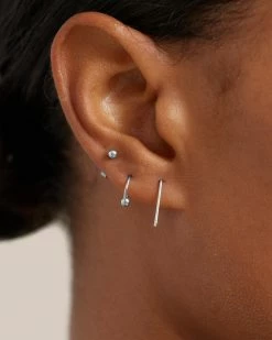 Modern Citizen Celebrate Sterling Silver Staple Earrings