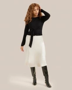 Hwa Fong Company Stevie Long-Sleeve Wrap Sweater