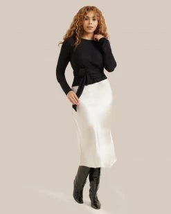 Hwa Fong Company Stevie Long-Sleeve Wrap Sweater