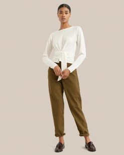 Hwa Fong Company Stevie Long-Sleeve Wrap Sweater