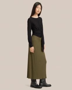 Hwa Fong Company Stevie Long-Sleeve Wrap Sweater