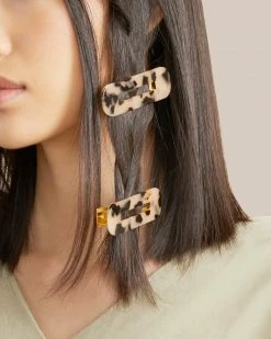 Nat + Noor Tortoise Hair Clip Duo Accessories