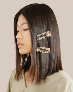 Nat + Noor Tortoise Hair Clip Duo Accessories