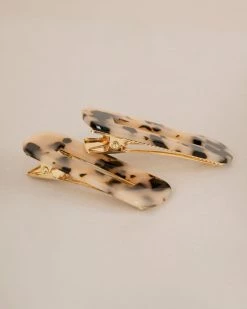 Nat + Noor Tortoise Hair Clip Duo Accessories