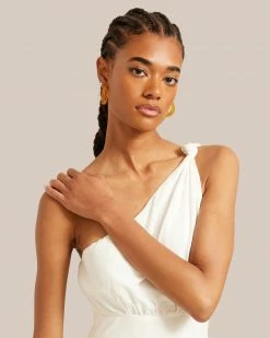 Machete Accessories Acetate Round Midi Hoop Earrings