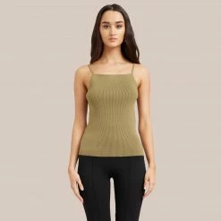 Modern Ref Adaline Square Neck Ribbed Tank