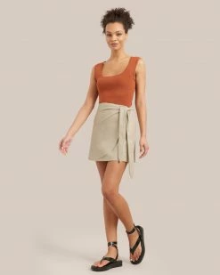 Sky Ocean Development Limited Clothing Alexis Keyhole-Back Sweater Tank