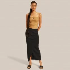 Expert Group Limited Clothing Aliyah Open-Front Wrap Skirt