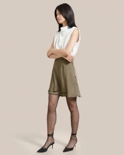 Hua Jia Allegra Gathered-Neck Sleeveless Blouse Celebrate