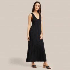 Sky Ocean Development Limited Vacation Anina Reversible Wide Rib Dress