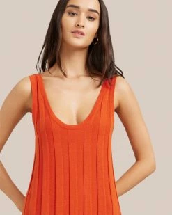 Sky Ocean Development Limited Clothing Anina Reversible Wide Rib Dress