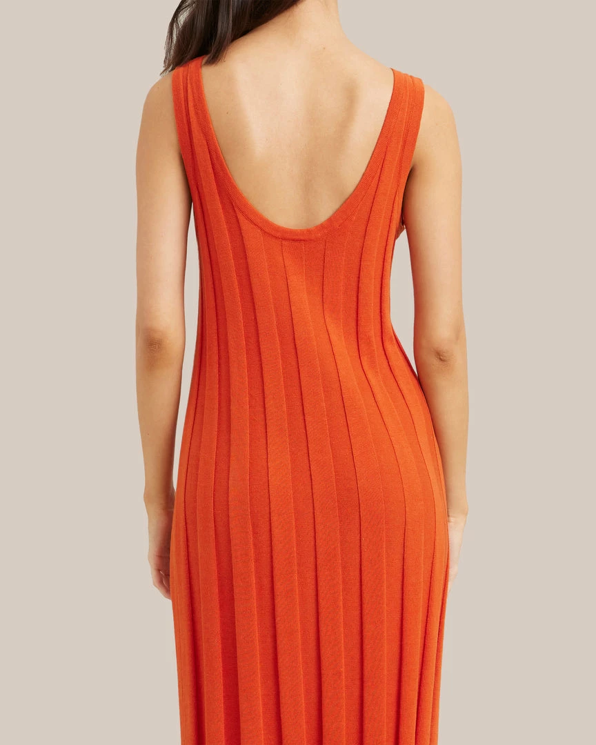 Sky Ocean Development Limited Clothing Anina Reversible Wide Rib Dress