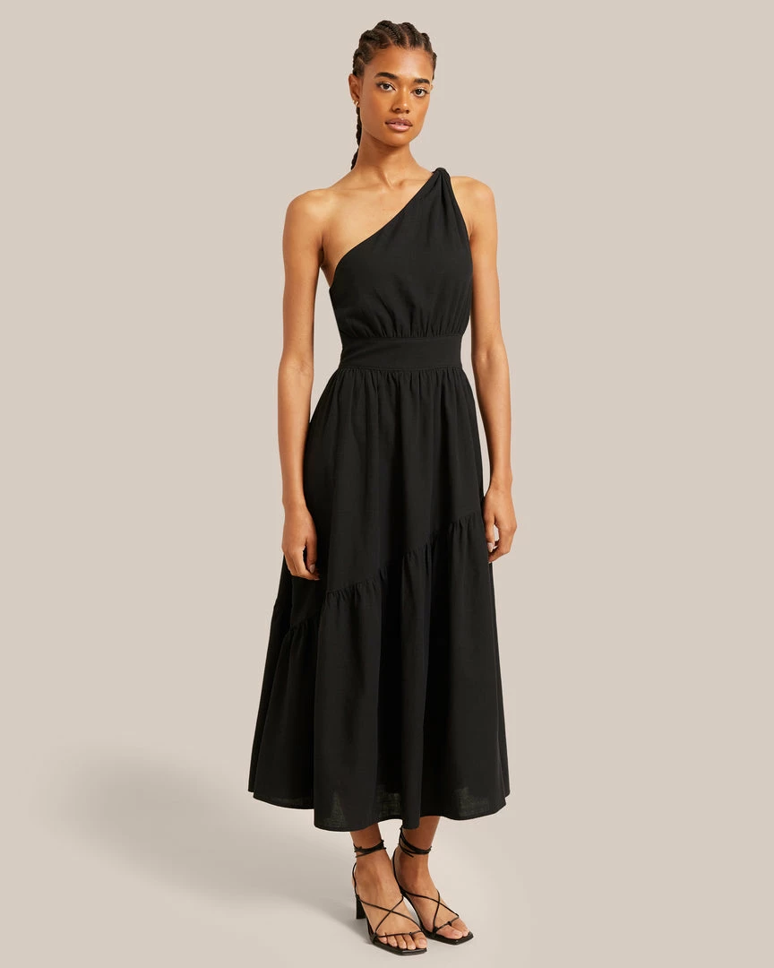 Crescent Clothing Artemis One Shoulder Maxi Dress