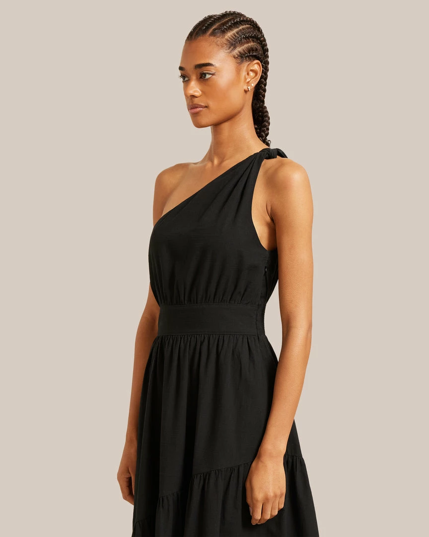 Crescent Clothing Artemis One Shoulder Maxi Dress