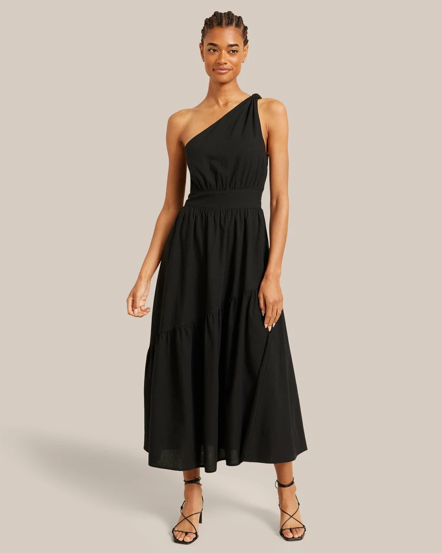 Crescent Clothing Artemis One Shoulder Maxi Dress