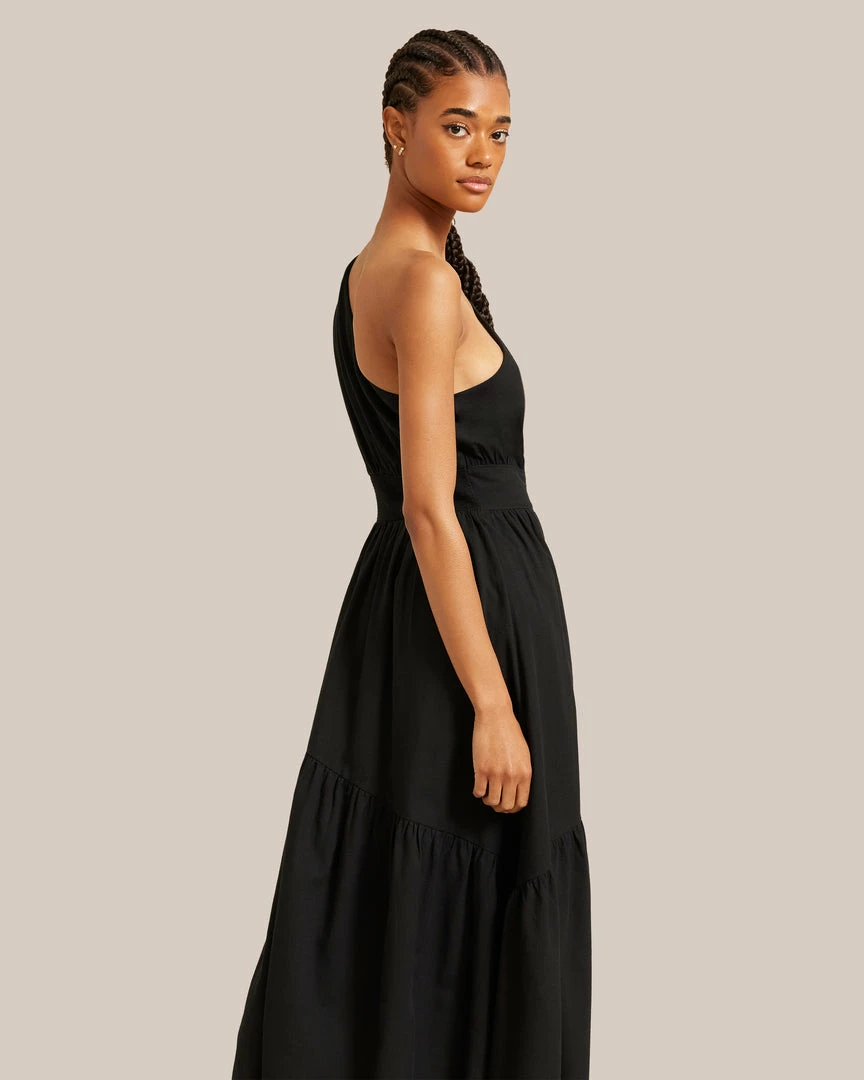 Crescent Clothing Artemis One Shoulder Maxi Dress